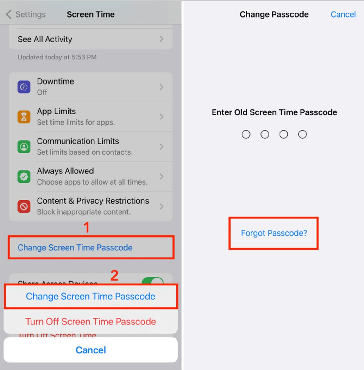 How to reset Screen Time Passcode if • TechBriefly