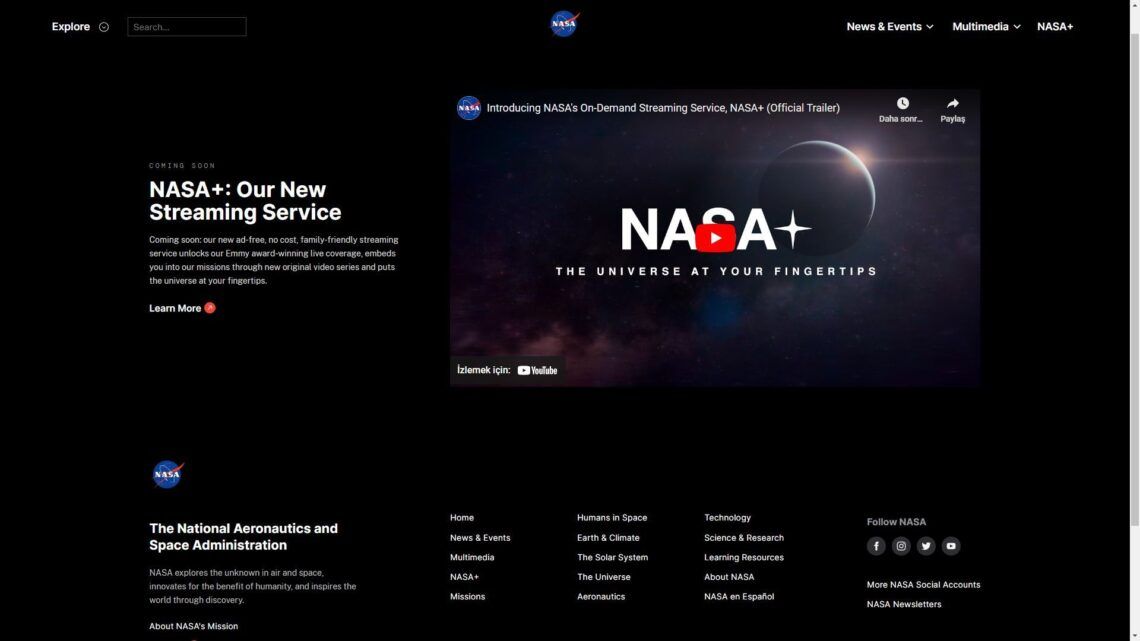 NASA+: One giant leap into digital age - TechBriefly