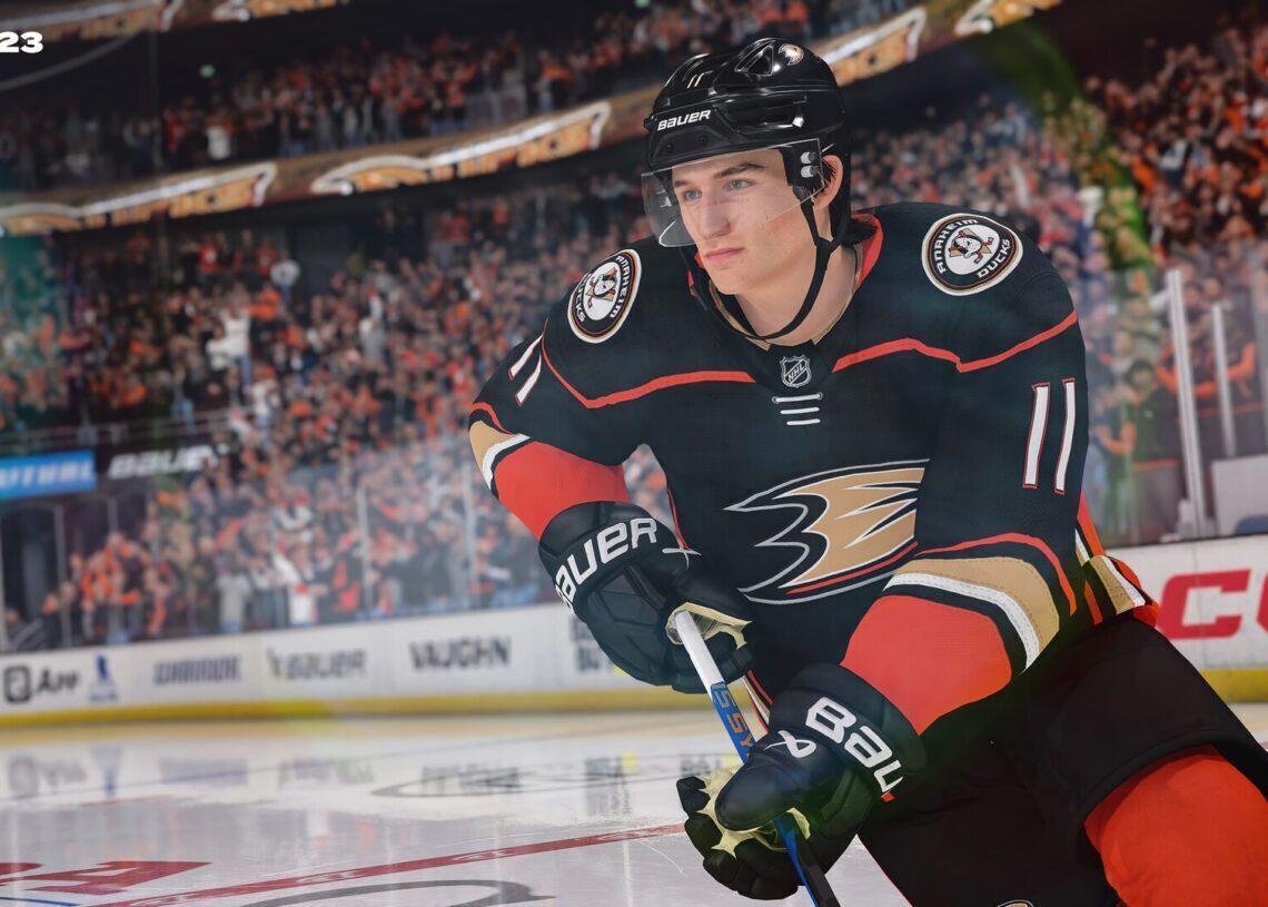 NHL 23: How to do a between the legs pass (Image credit)