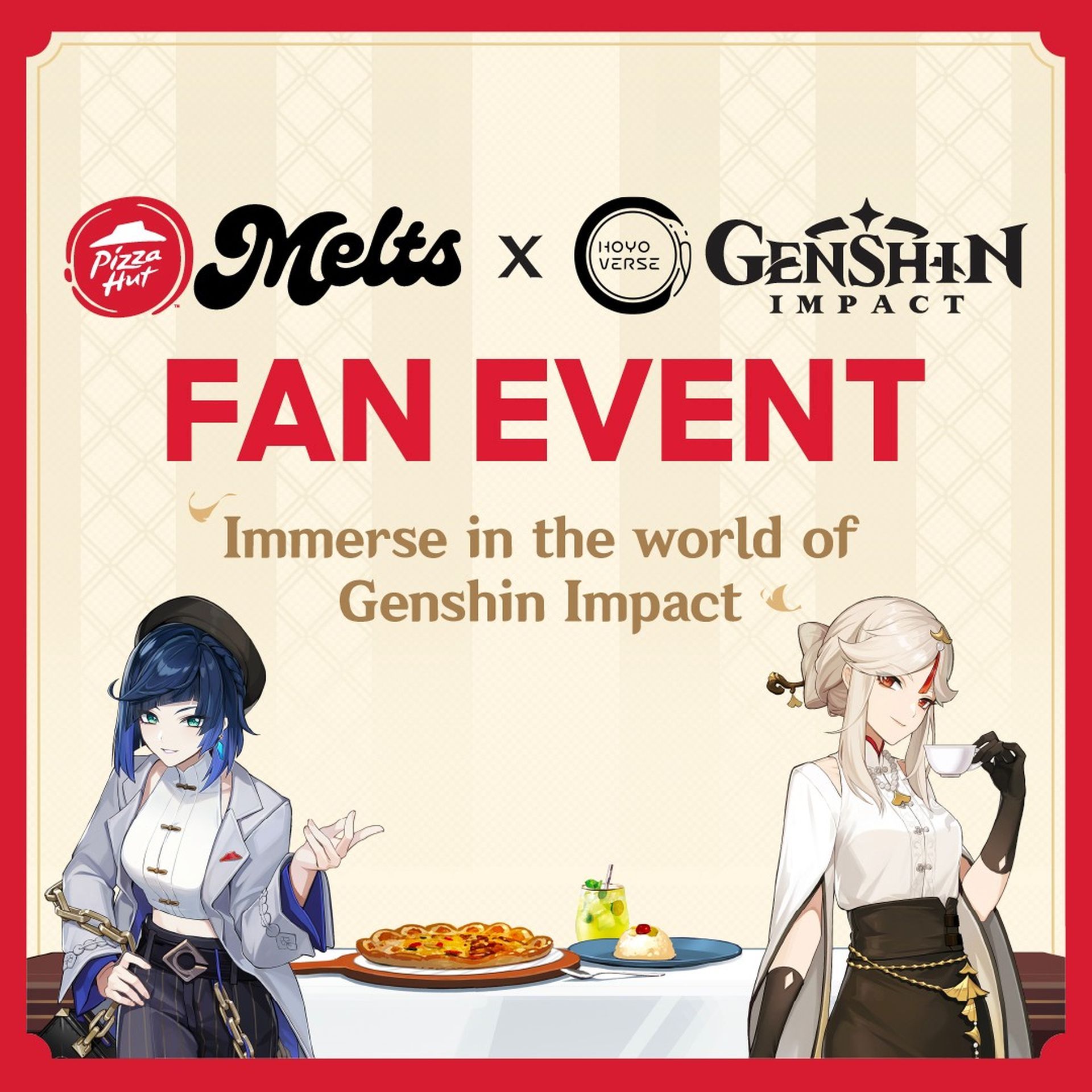 Pizza Hut x Genshin Impact collaboration A fusion of gaming and pizza
