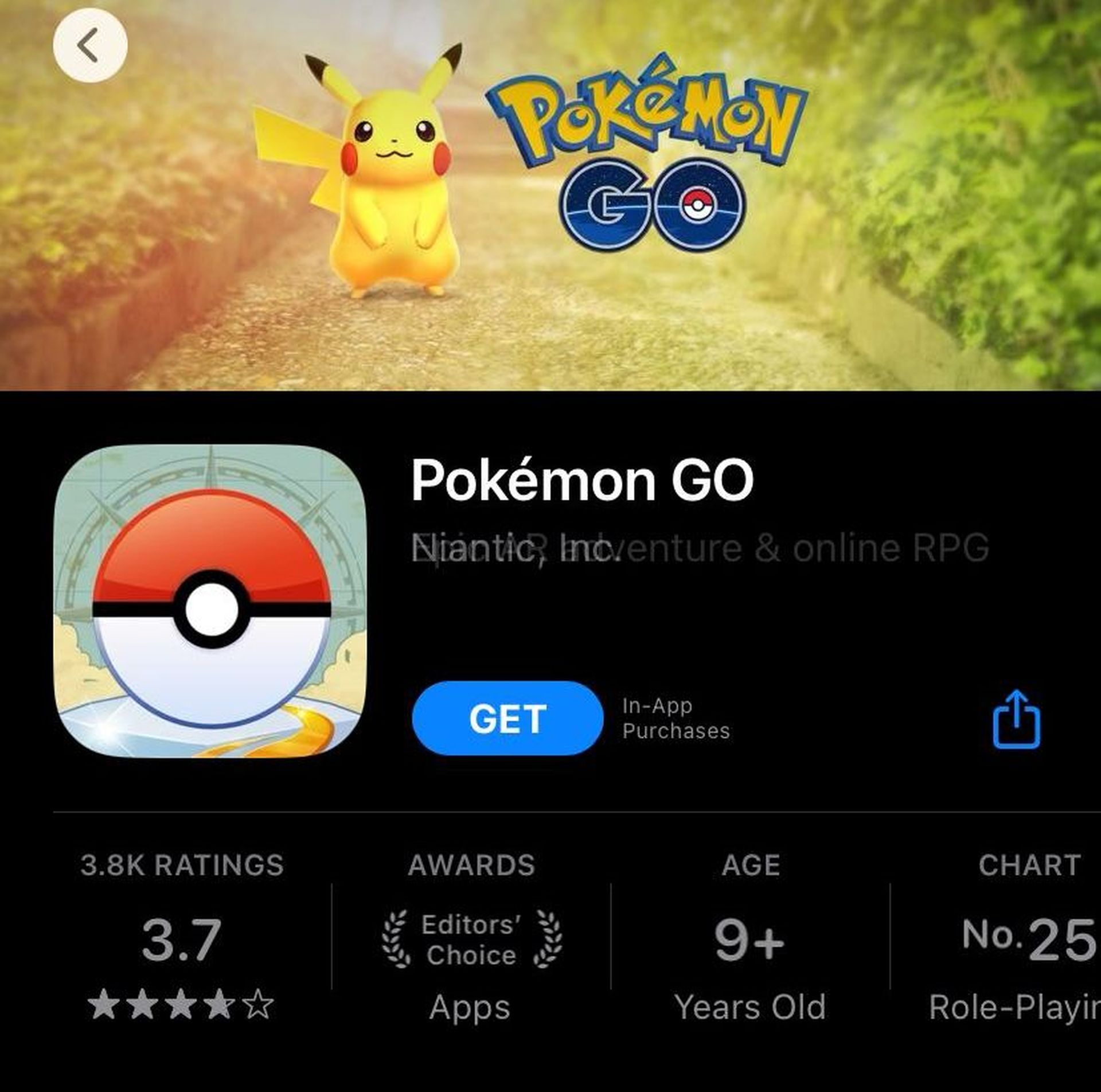 Las rutas de Pokémon GO no funcionan