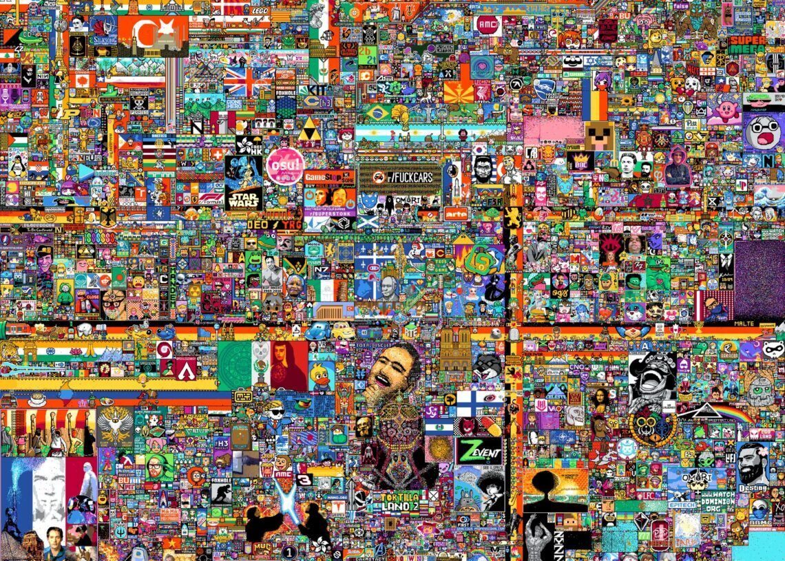Reddit r/place 2023 Reddit pixel war