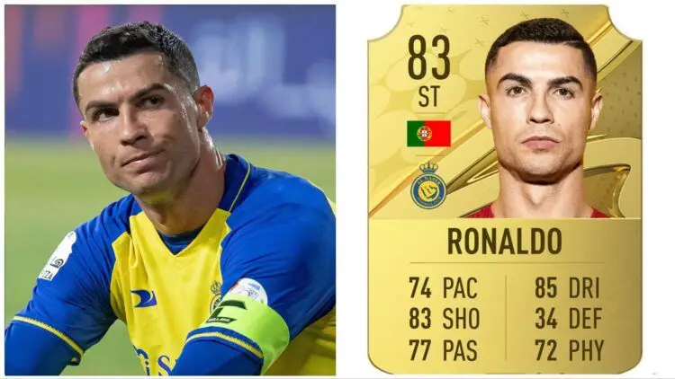 Ronaldo EA FC 24 rating