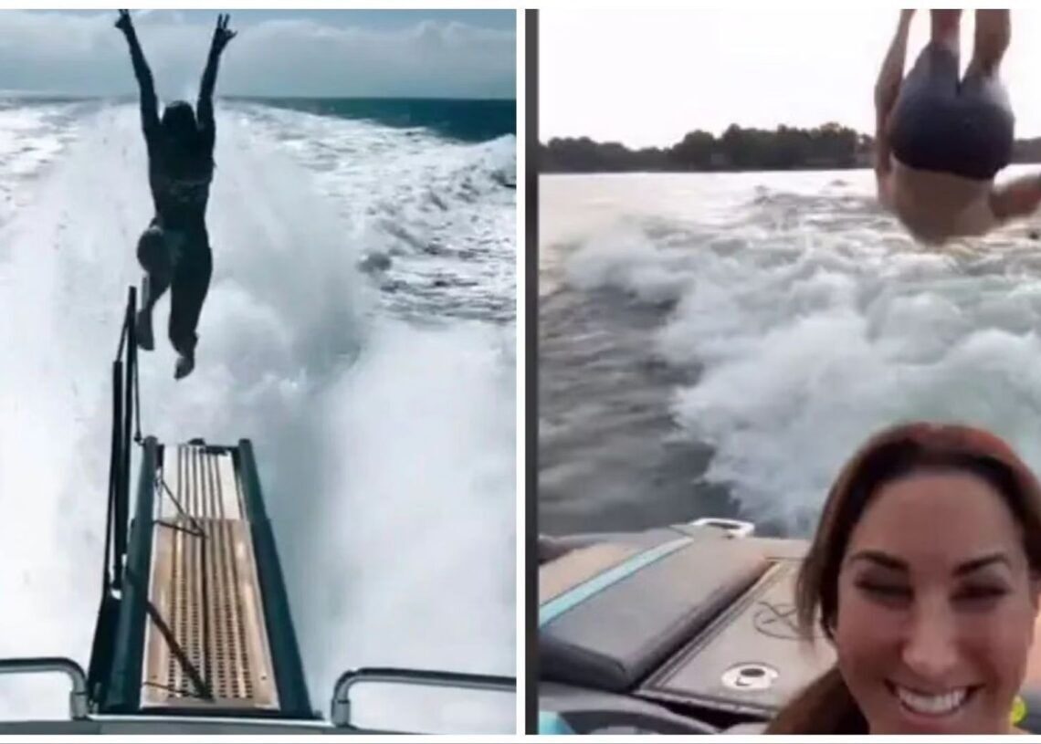 TikTok Boat Jumping challenge