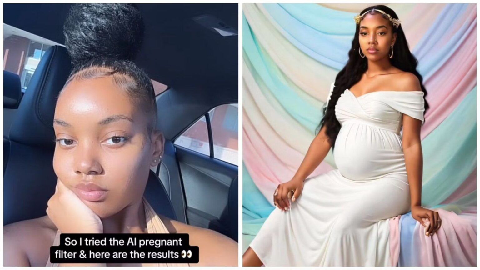 TikTok pregnancy filter How to do it • TechBriefly
