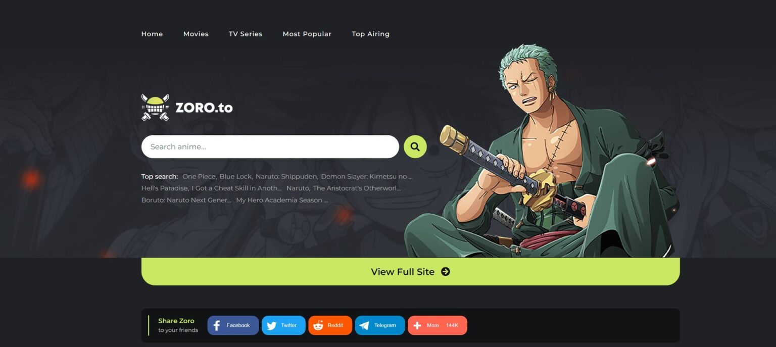 Is Zoro.to down still Zoro.to not working fixed • TechBriefly