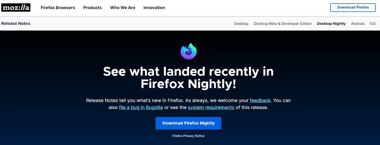 Браузер Firefox Nightly для Android для блокировки всех платных сетей.
