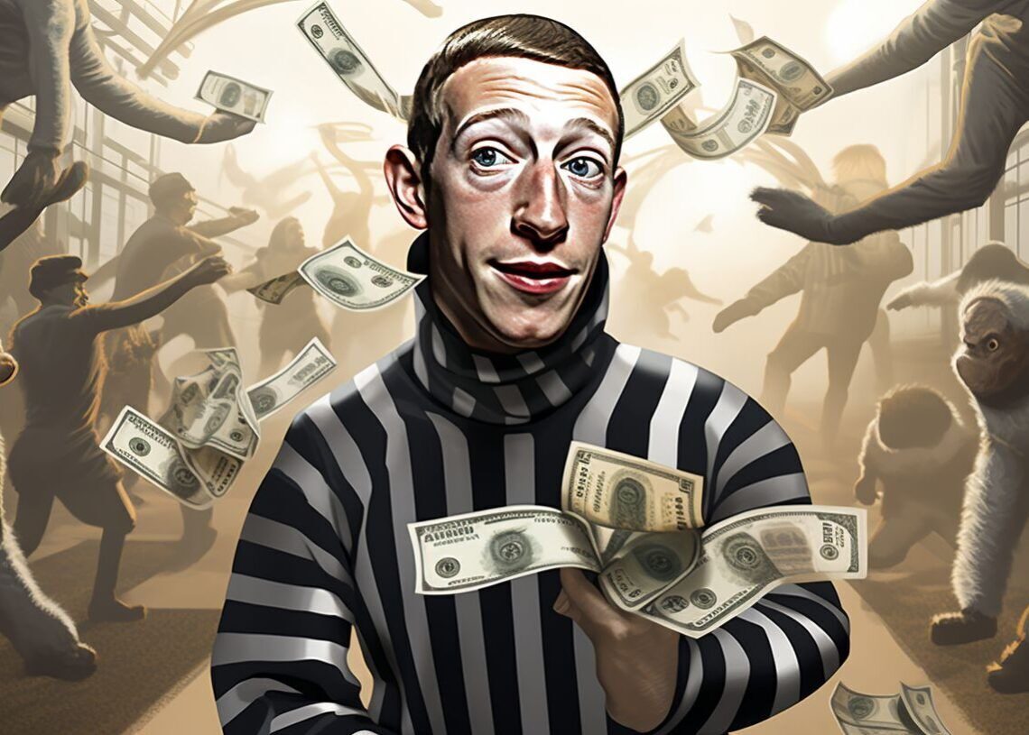 Mark Zuckerberg covers his every shame with money and gets rid of the punishment for every offence with money. Life is good for you, Mark.