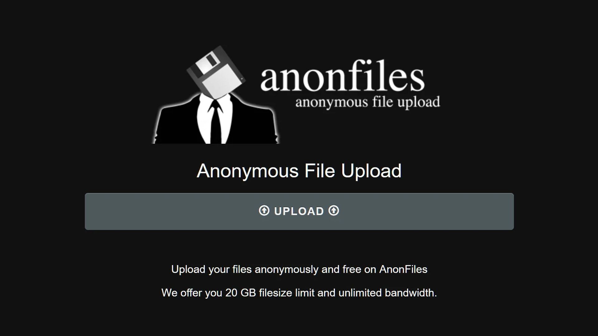 Anonfiles shut down