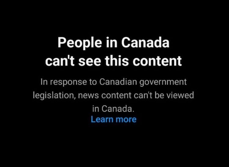 No more news on Instagram and Facebook in Canada