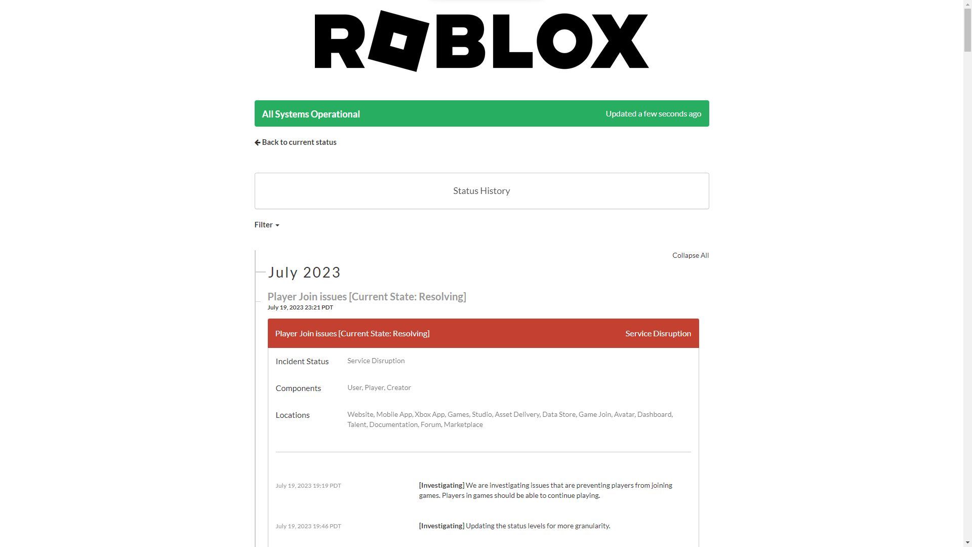 Roblox Error 262