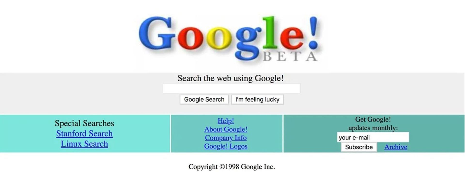 Verrassingsspinner voor de 25e verjaardag van Google