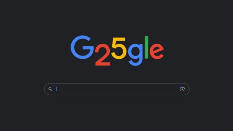 Google 25th birthday surprise spinner