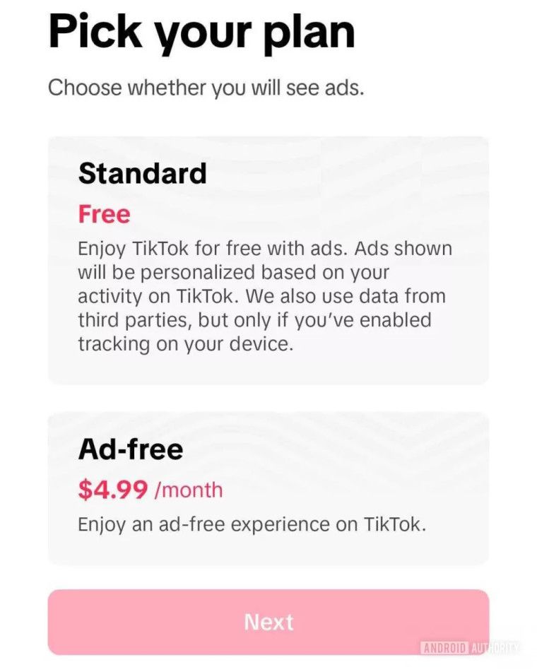TikTok is looking to bring an ad-free subscription system