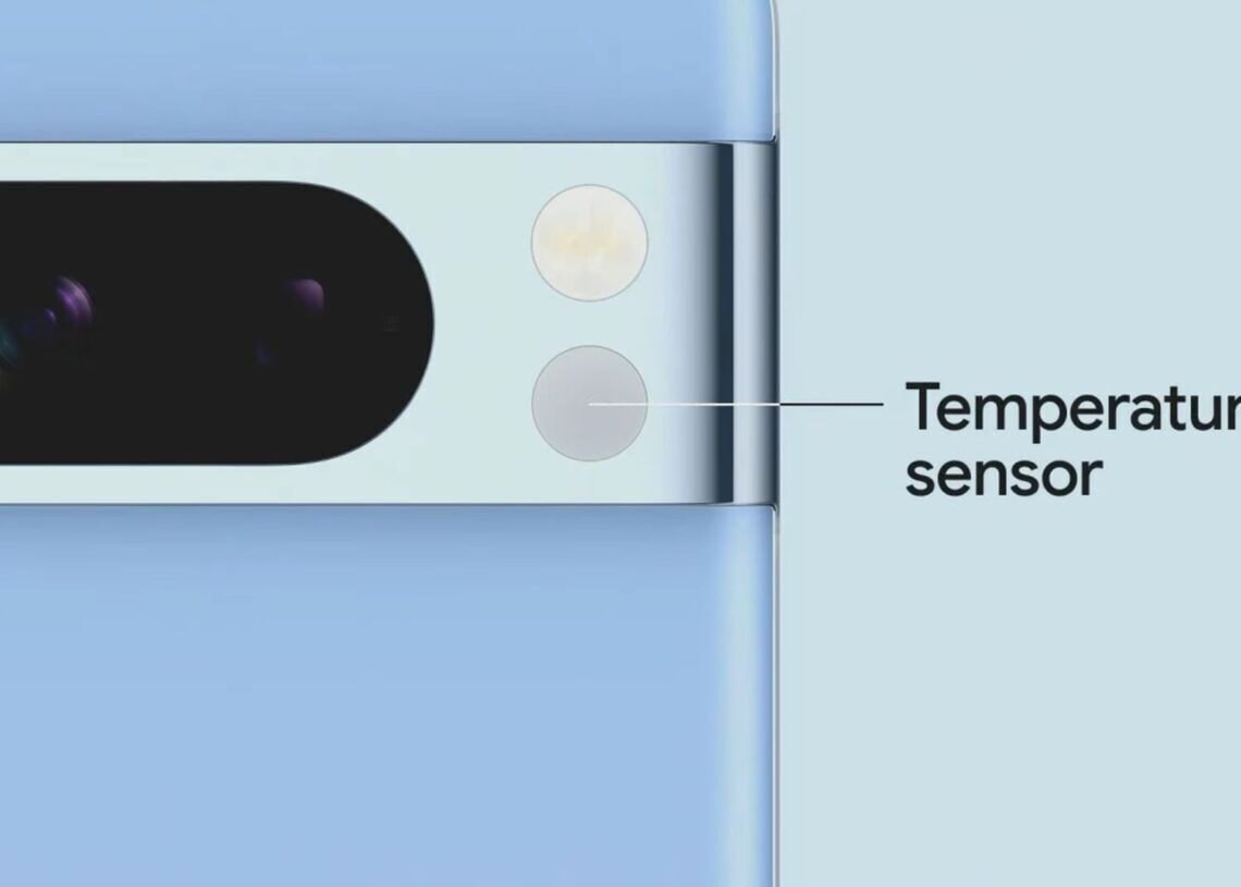 Google Pixel 8 Pro temperature sensor