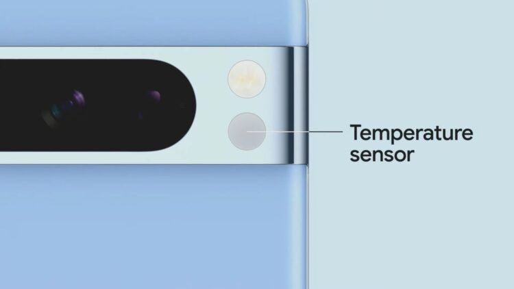 Google Pixel 8 Pro temperature sensor