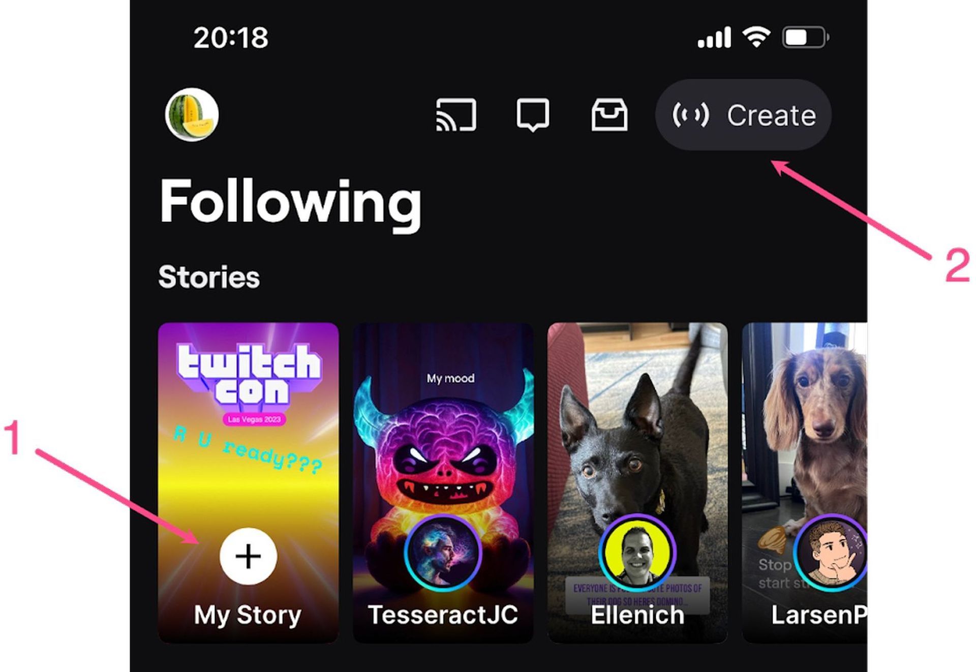 How to create Twitch Stories