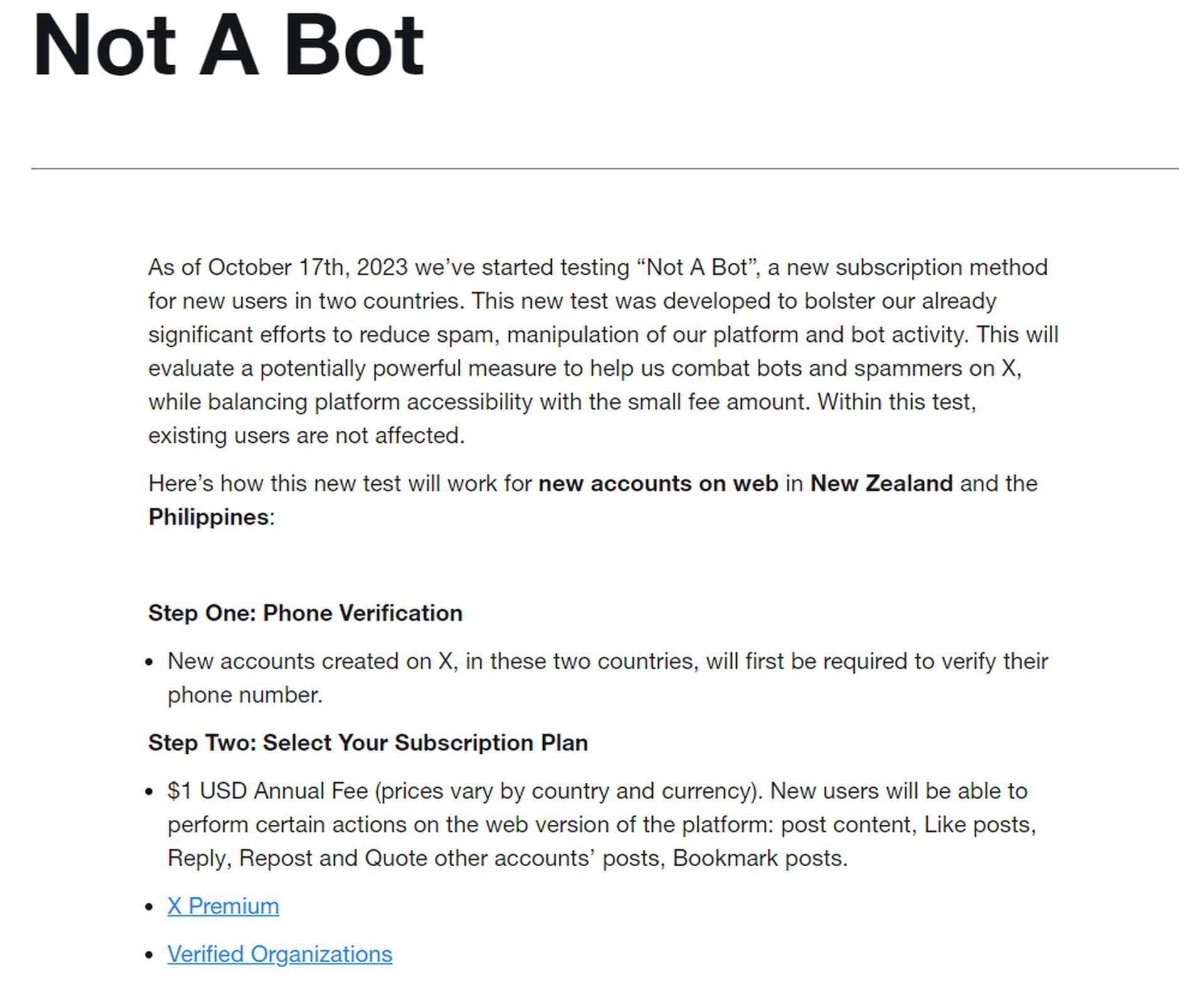 Not A Bot