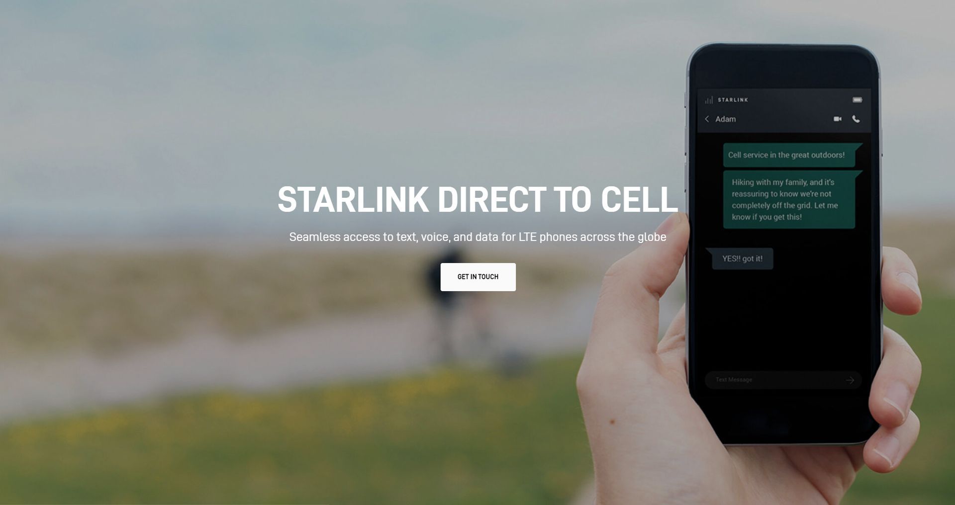 Usługa tekstowa Starlink Direct to Cell