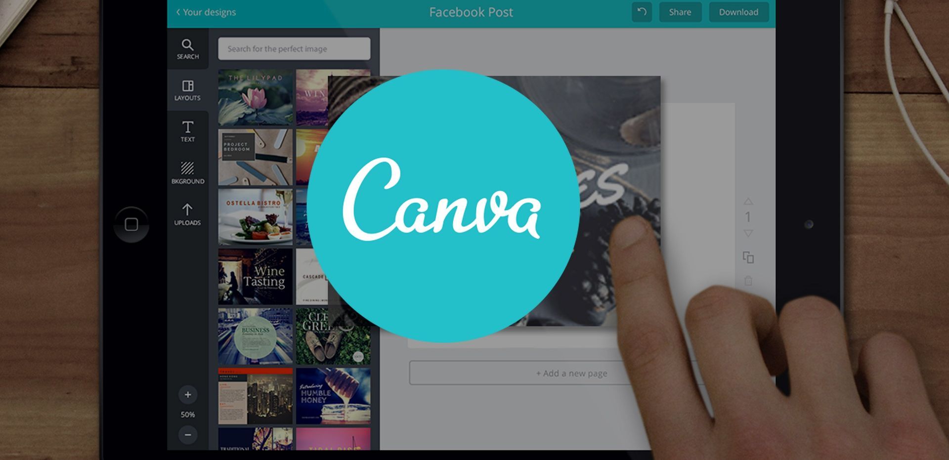 How to use Canva app