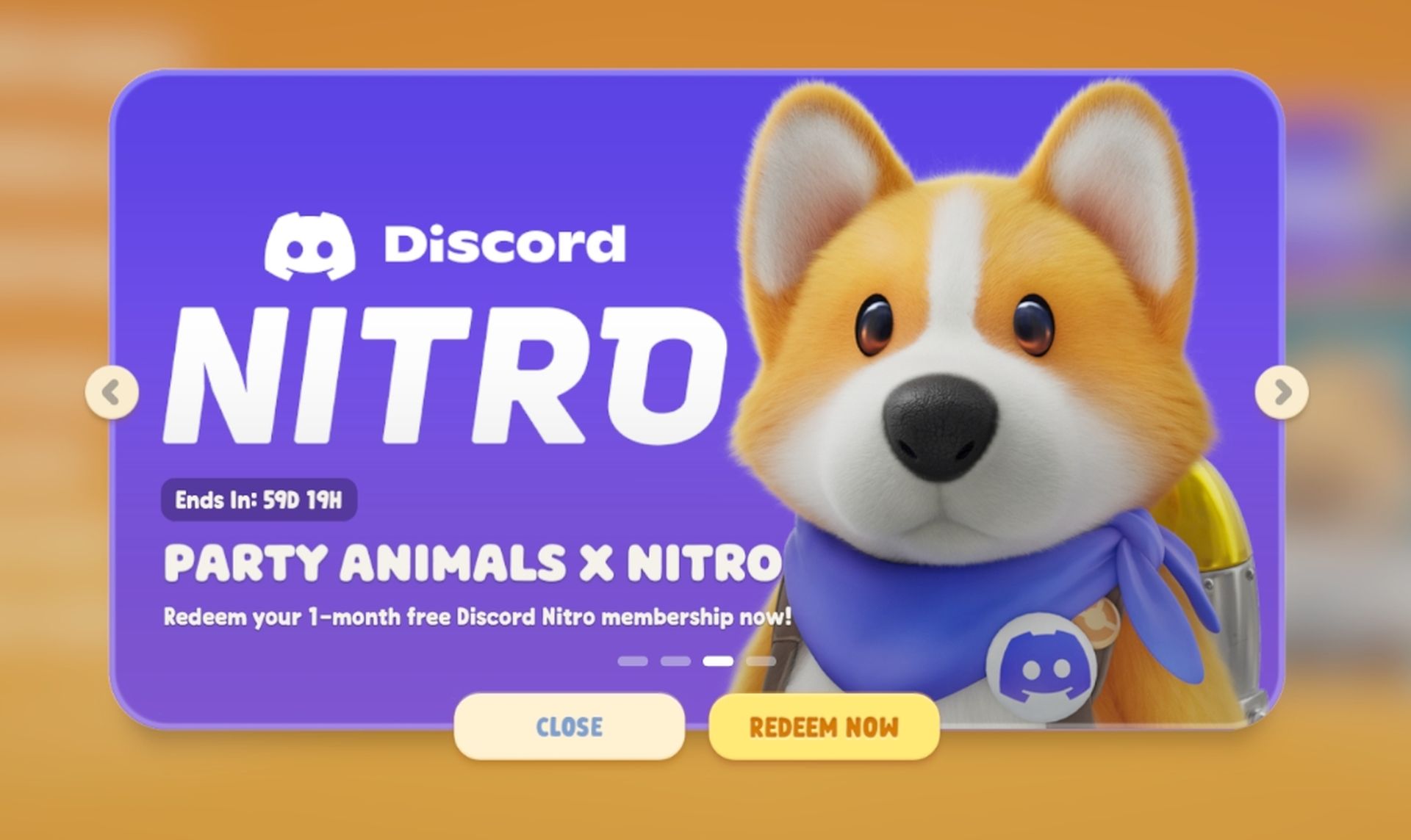 Discord Nitro Party Animals
