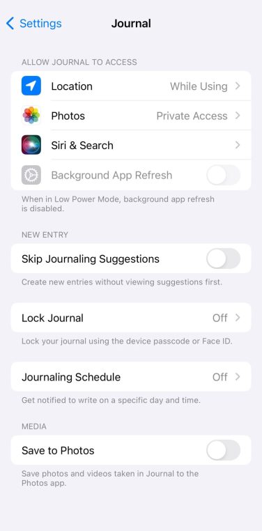 Come trovare e utilizzare la nuova app Journal di Apple in iOS 17.2