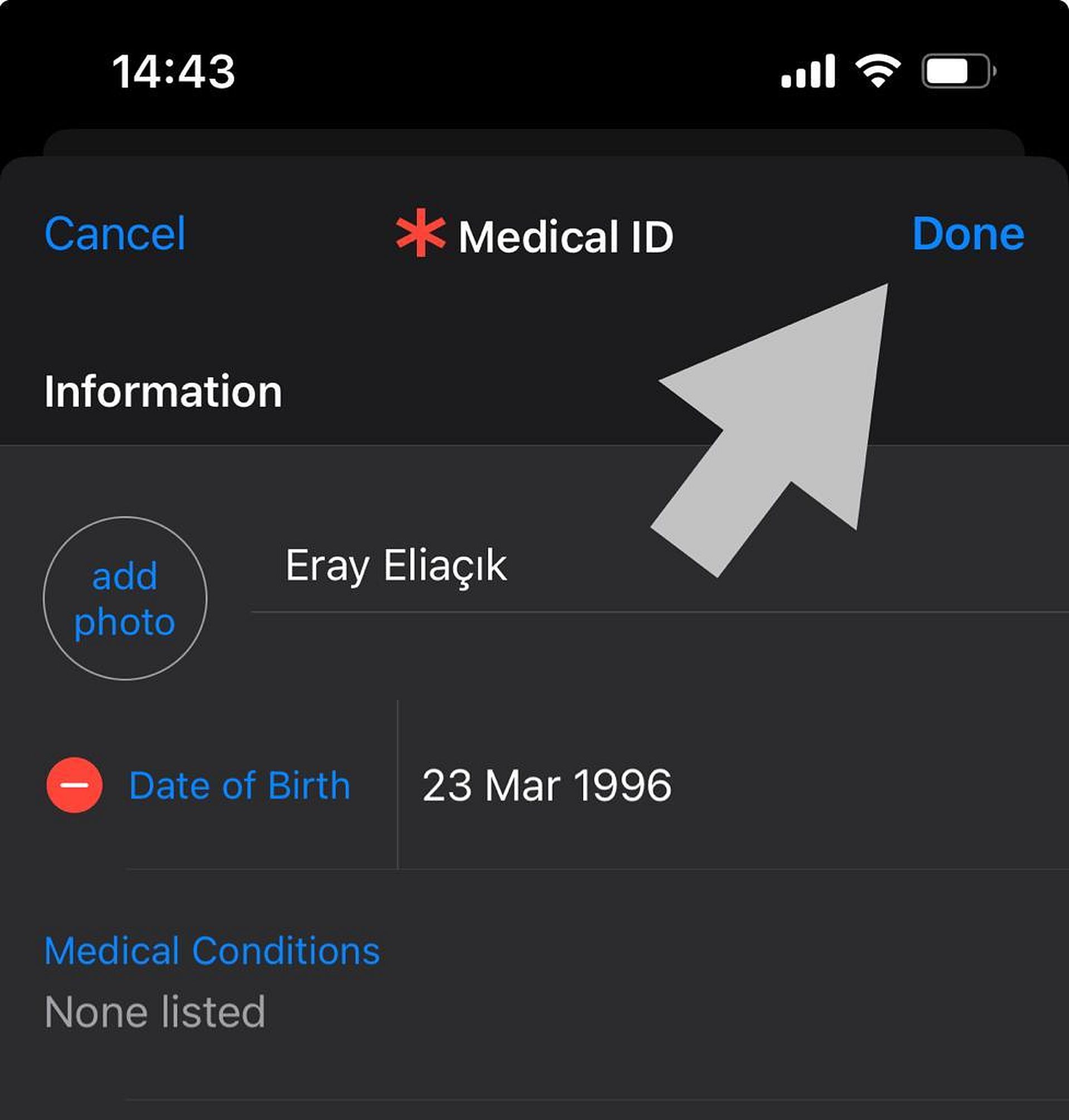 Cómo editar la identificación médica en iPhone: 2 formas sencillas 