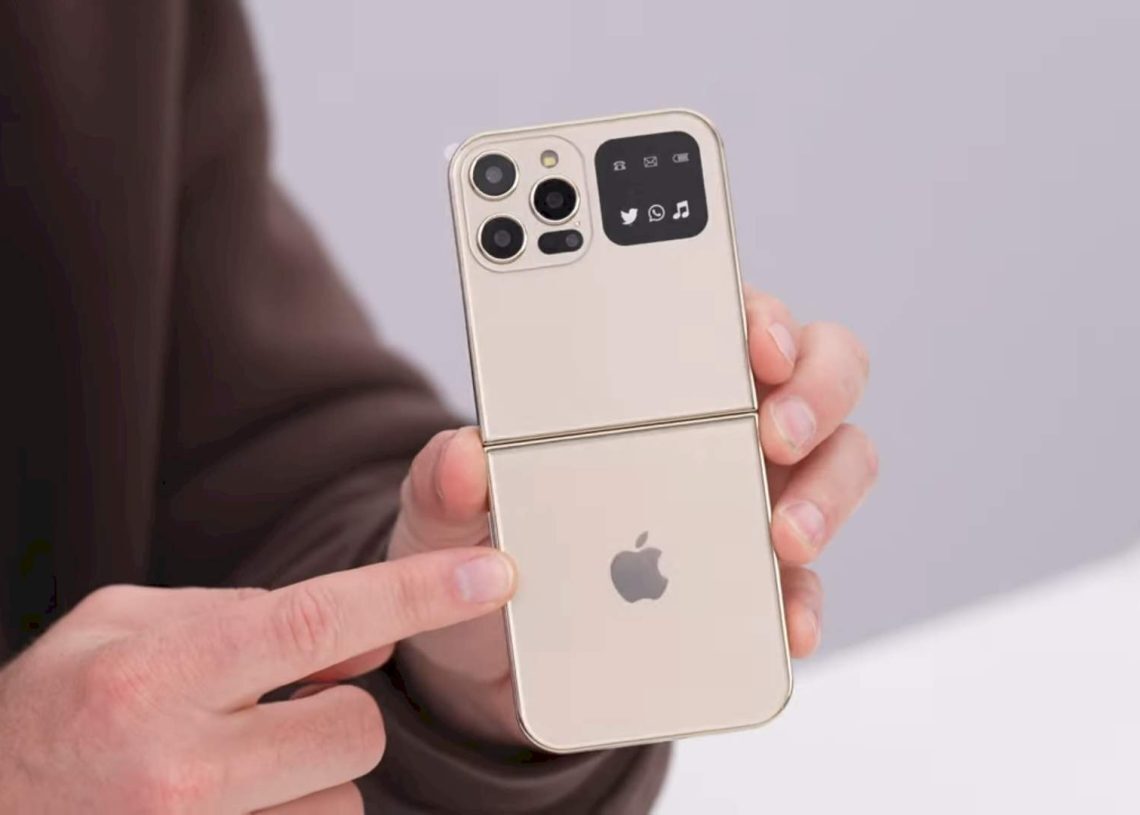 Apple foldable clamshell iPhone