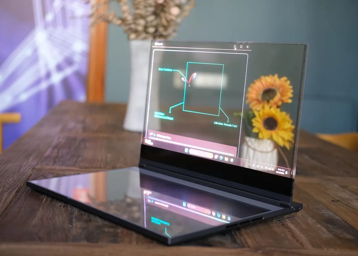 The Lenovo transparent laptop looks amazing