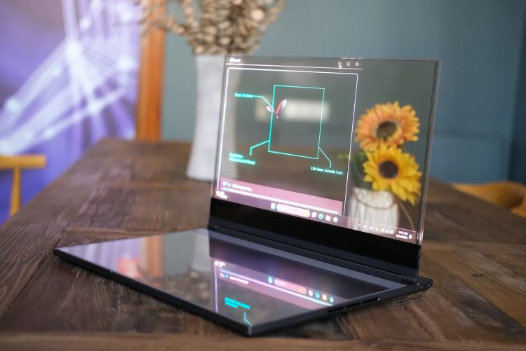 The Lenovo transparent laptop looks amazing