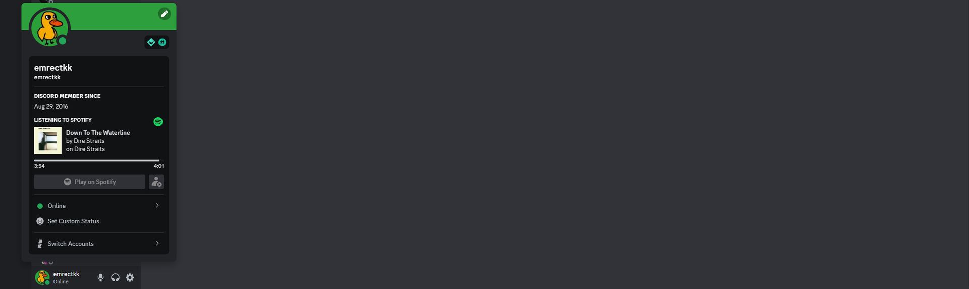 Spotify not showing on Discord 
