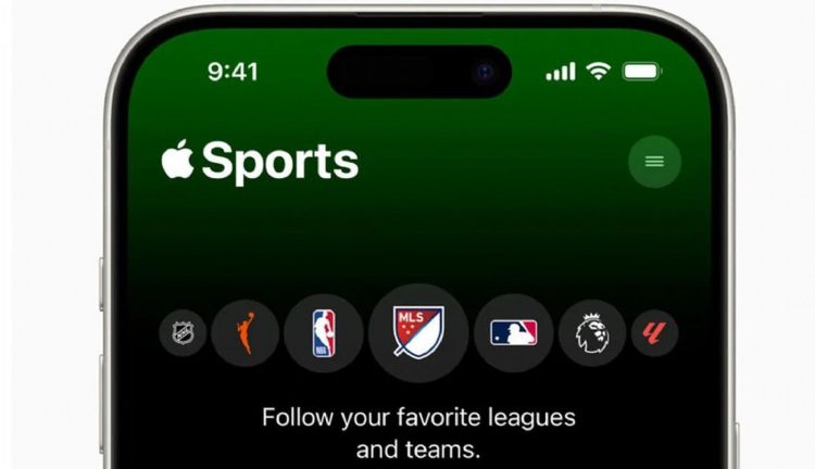 What is Apple Sports app and how to use it