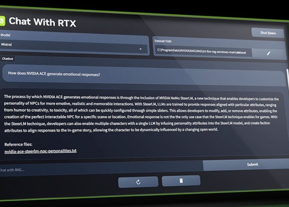 What is Nvidia Chat with RTX AI?