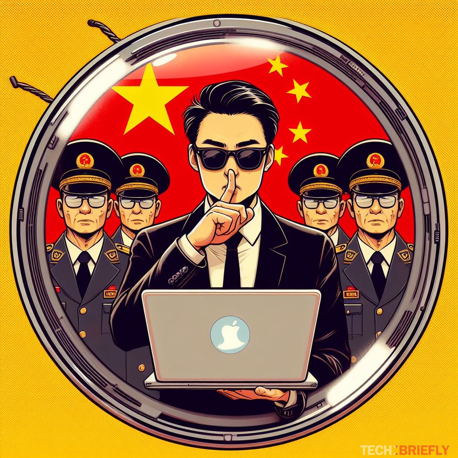 중국 인터넷 스파이가 중요한 데이터를 훔치기 위해 디지털 잠금 장치를 노리고 있습니다.