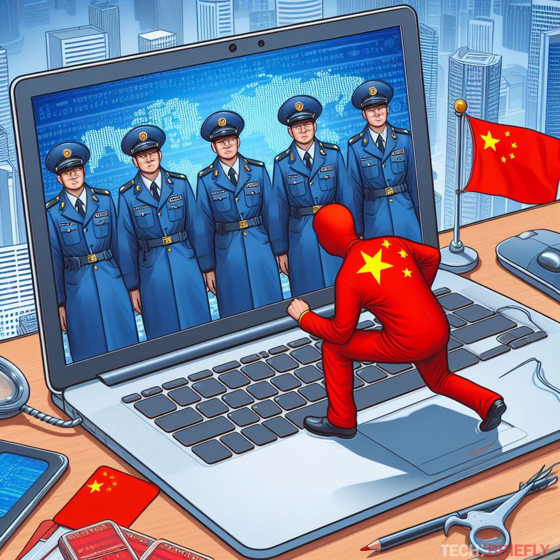 중국 인터넷 스파이가 중요한 데이터를 훔치기 위해 디지털 잠금 장치를 노리고 있습니다.