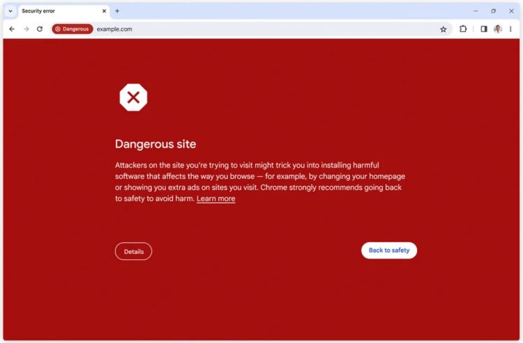 Google Chrome activates real-time scanning for safer web browsing