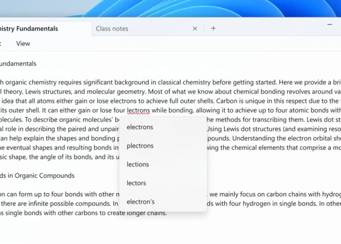 Spellcheck in Notepad: How does it work?