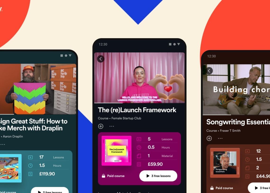 What is Spotify Video Courses feature?
