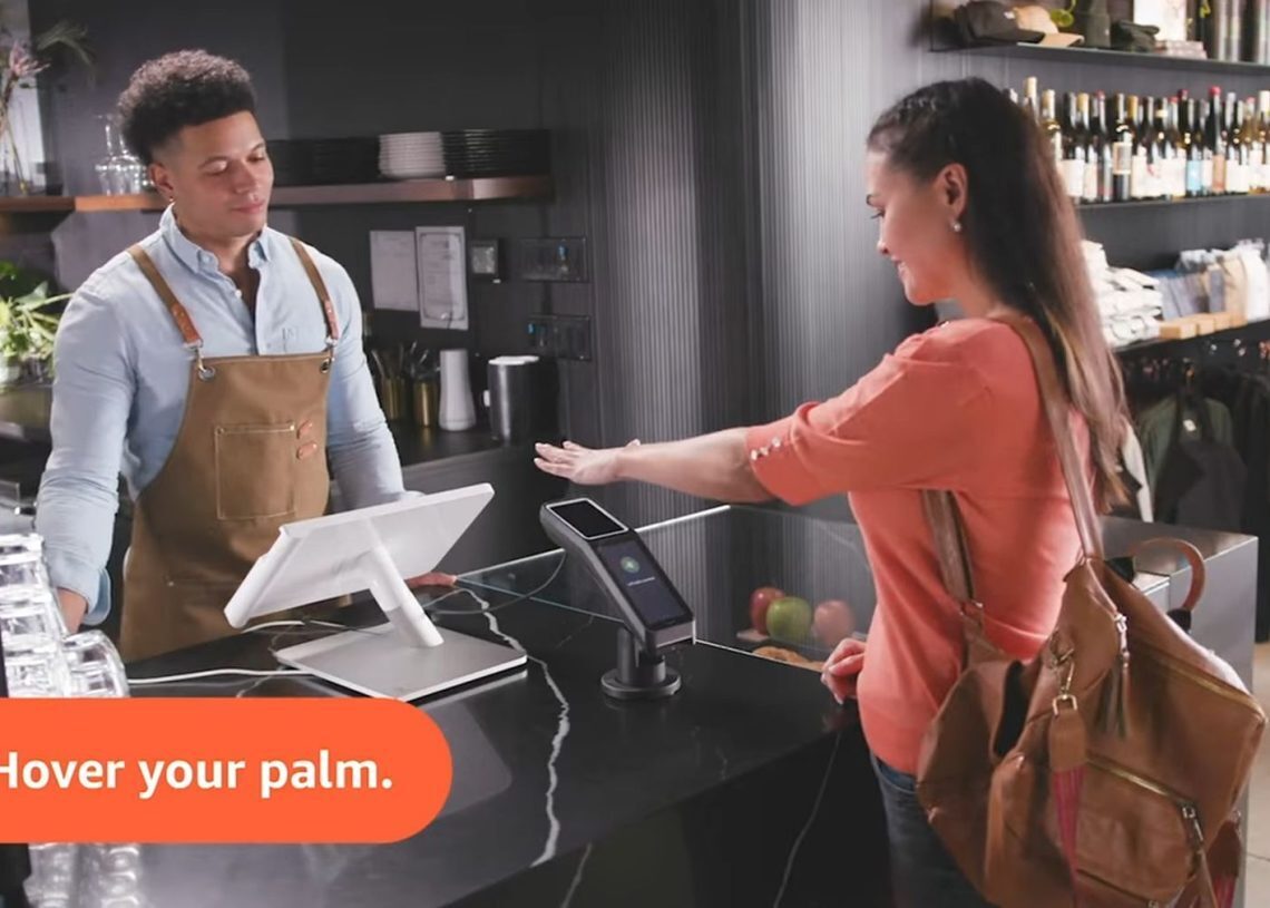 You can now sign up for Amazon One palm payment service by phone