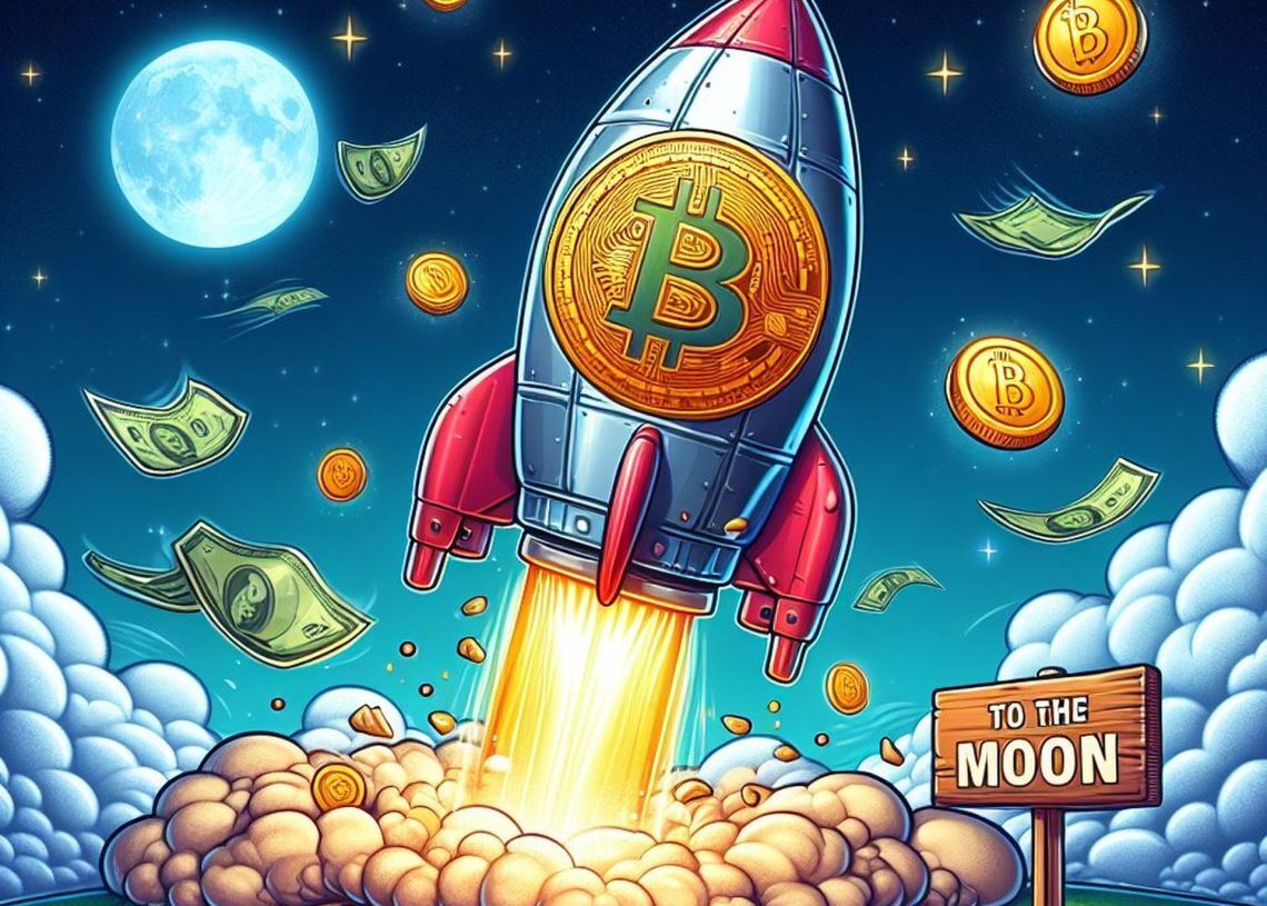The Bitcoin rocket finally take off: Can it reach the moon?
