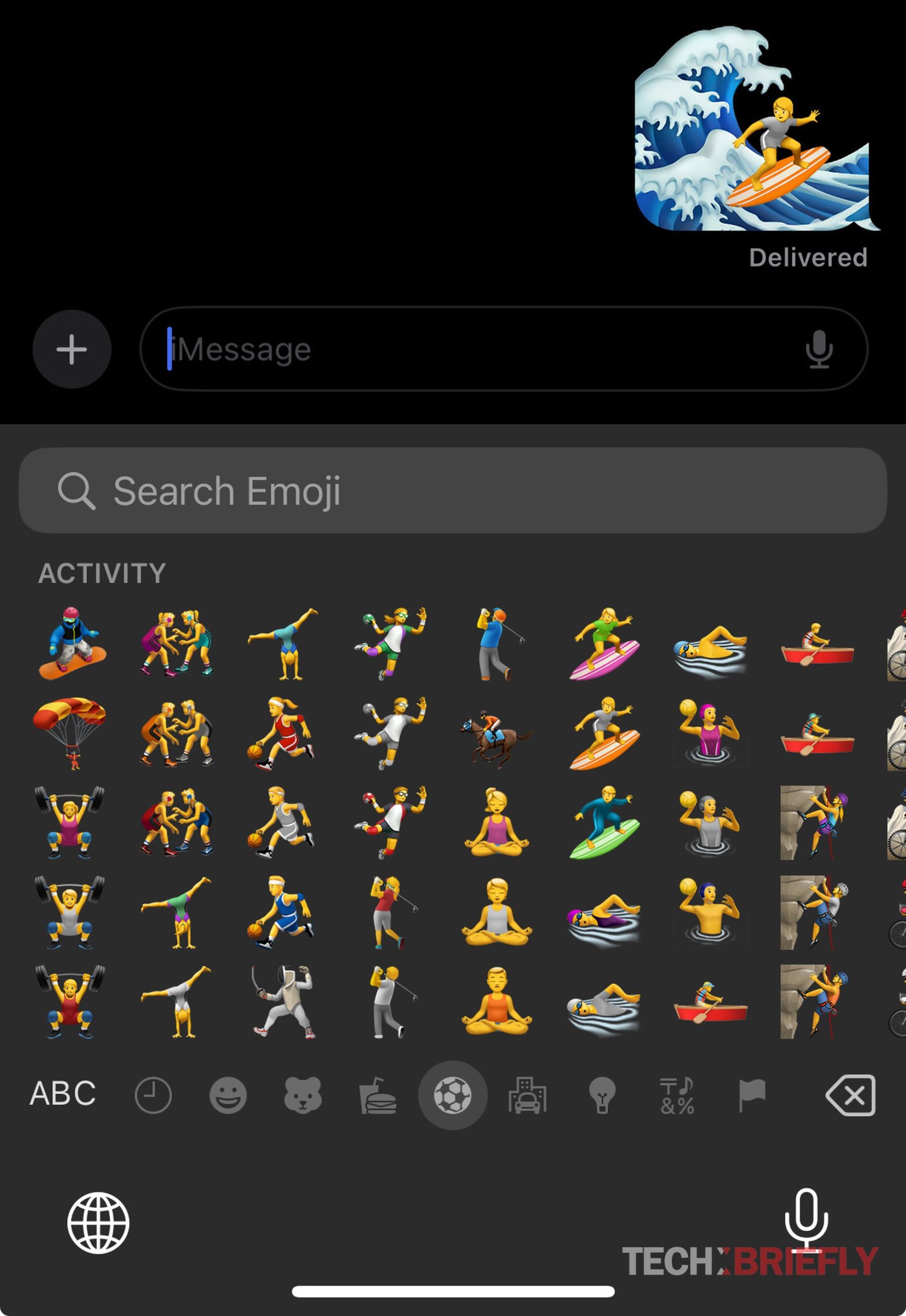 How do you use the iMessage emoji layer feature?