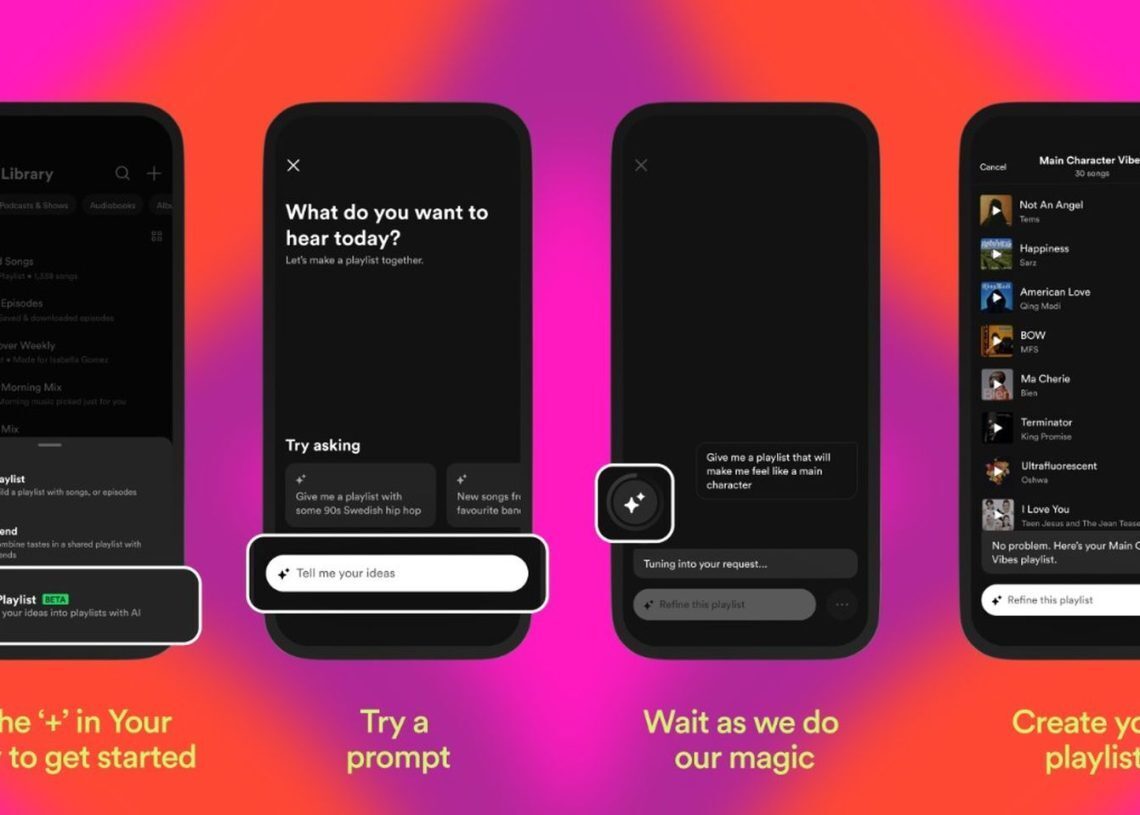 Spotify has introduced its AI Playlist feature