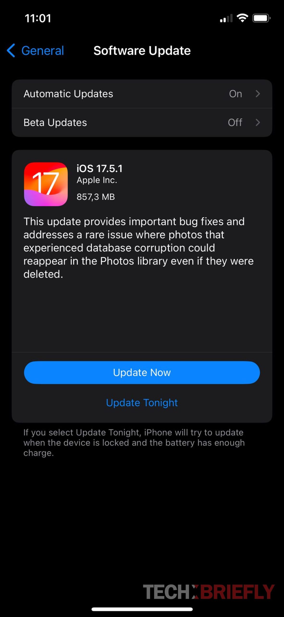 Выпущена iOS 17.5.1: исправлена ​​проблема с отображением старых фотографий.