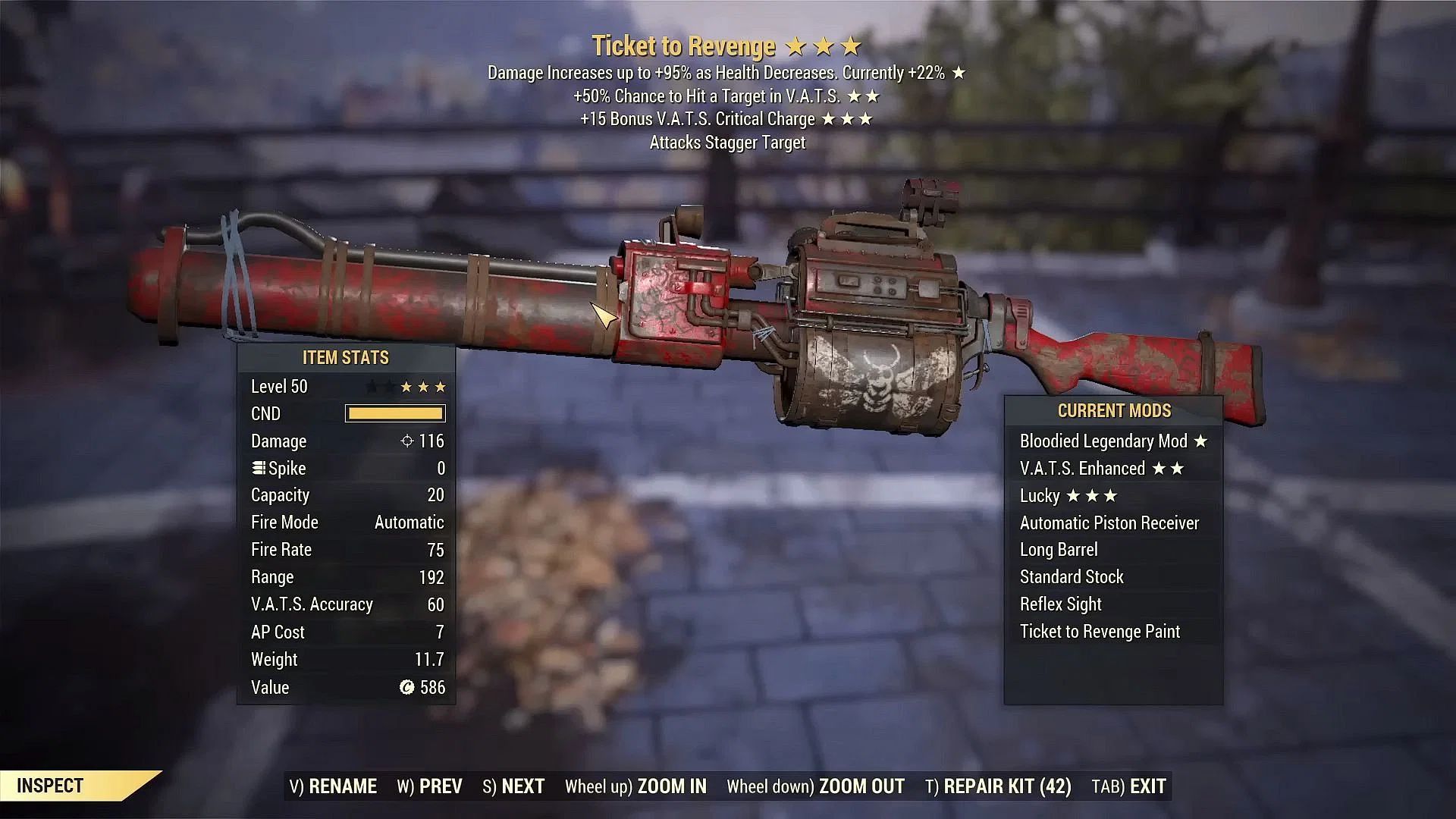 Comment obtenir les nouvelles armes de Fallout 76 Skyline Valley