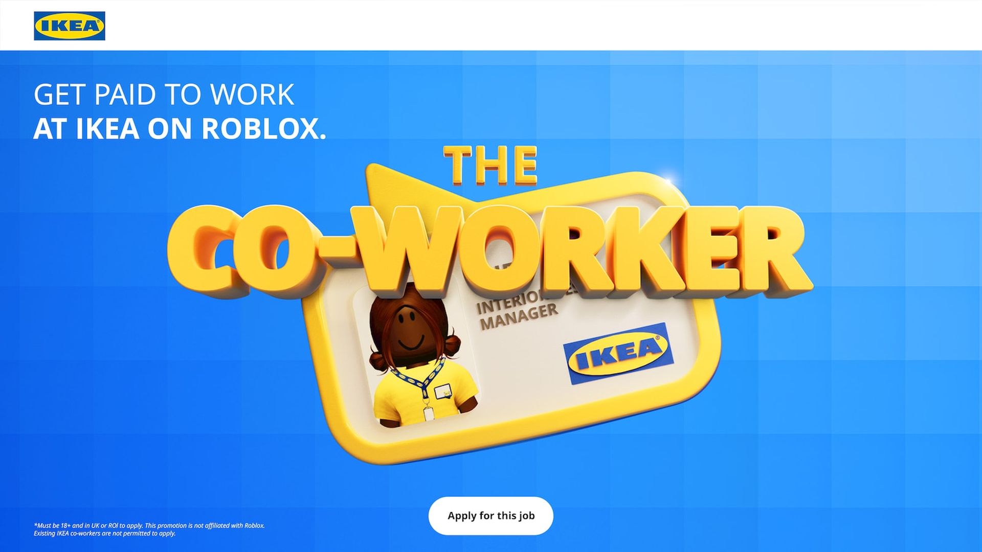 Como fazer o formulário de emprego Roblox IKEA?