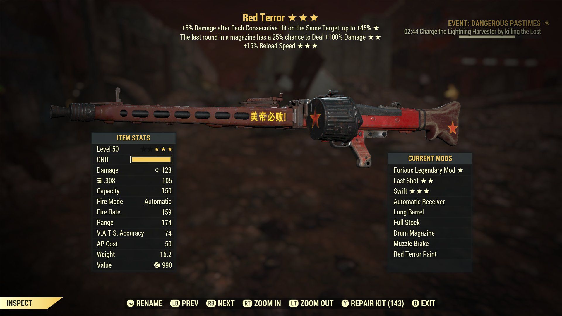 Comment obtenir les nouvelles armes de Fallout 76 Skyline Valley