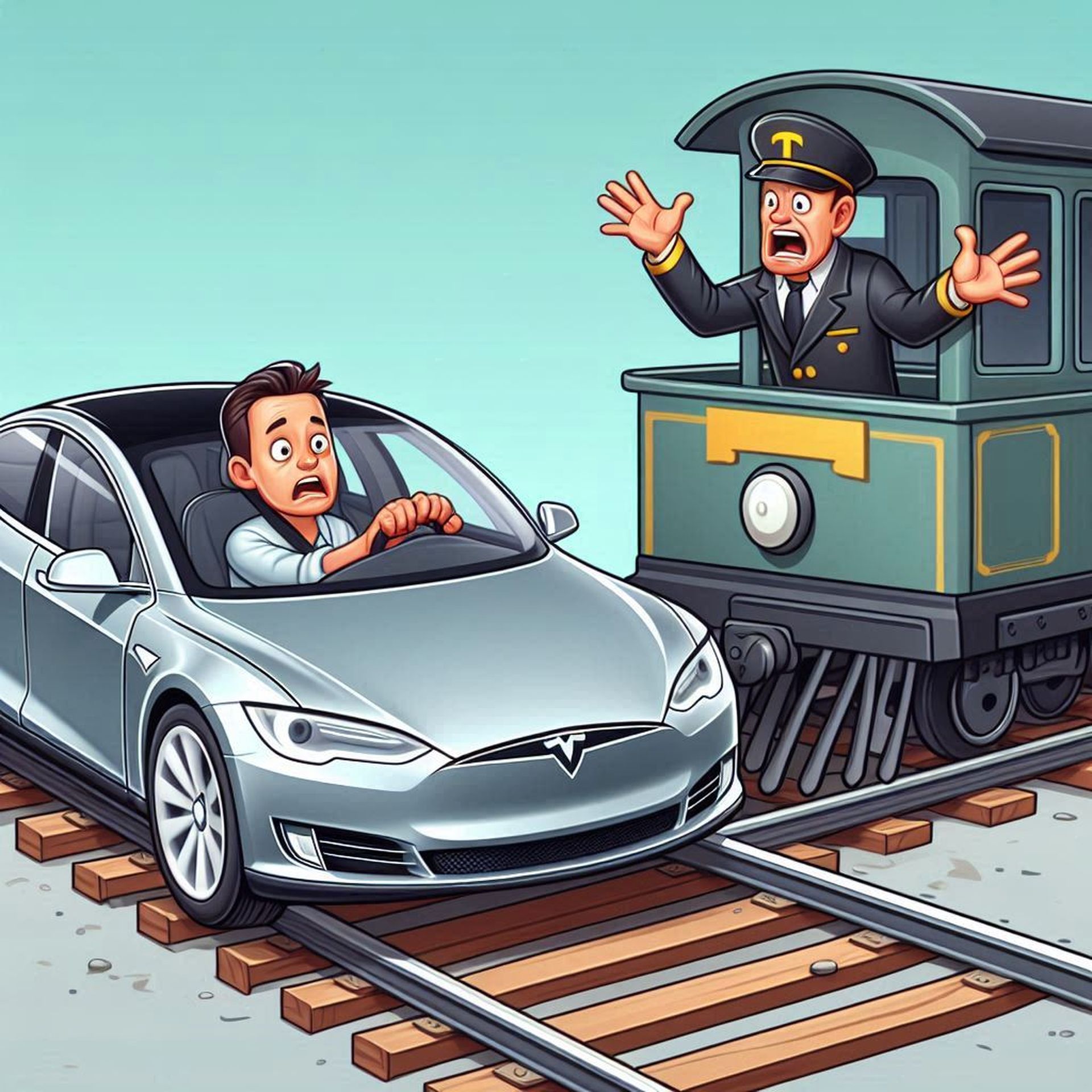 Aviso: O piloto automático da Tesla pode levá-lo aos trilhos do trem