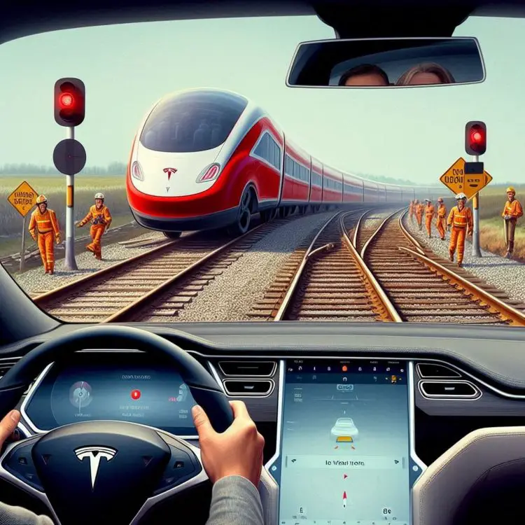 Warning: Tesla's Autopilot can take you onto train tracks