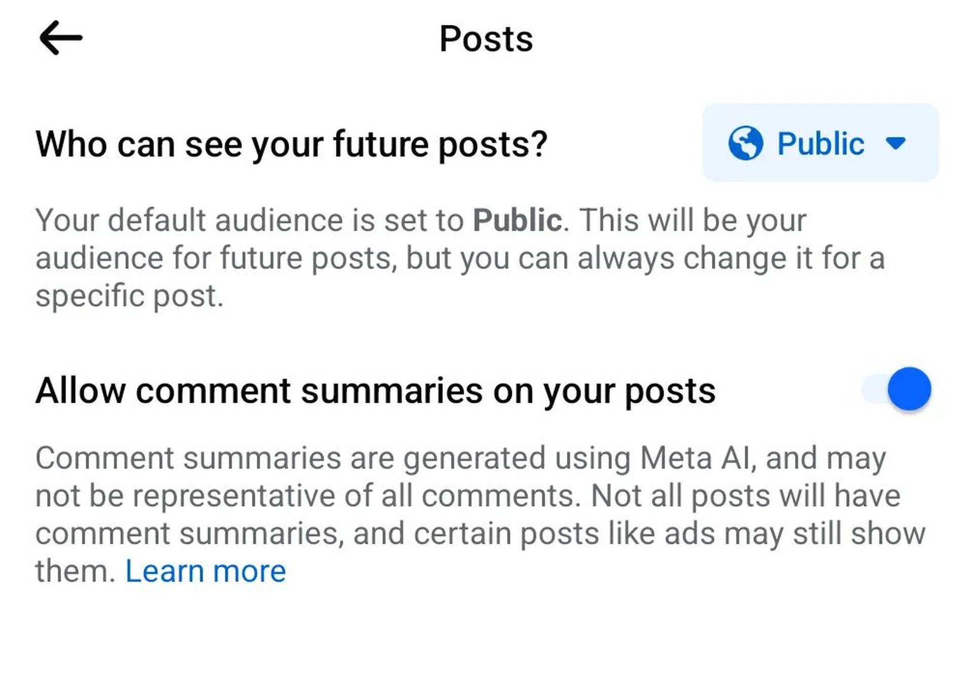 Meta will soon summarize comments for you with AI