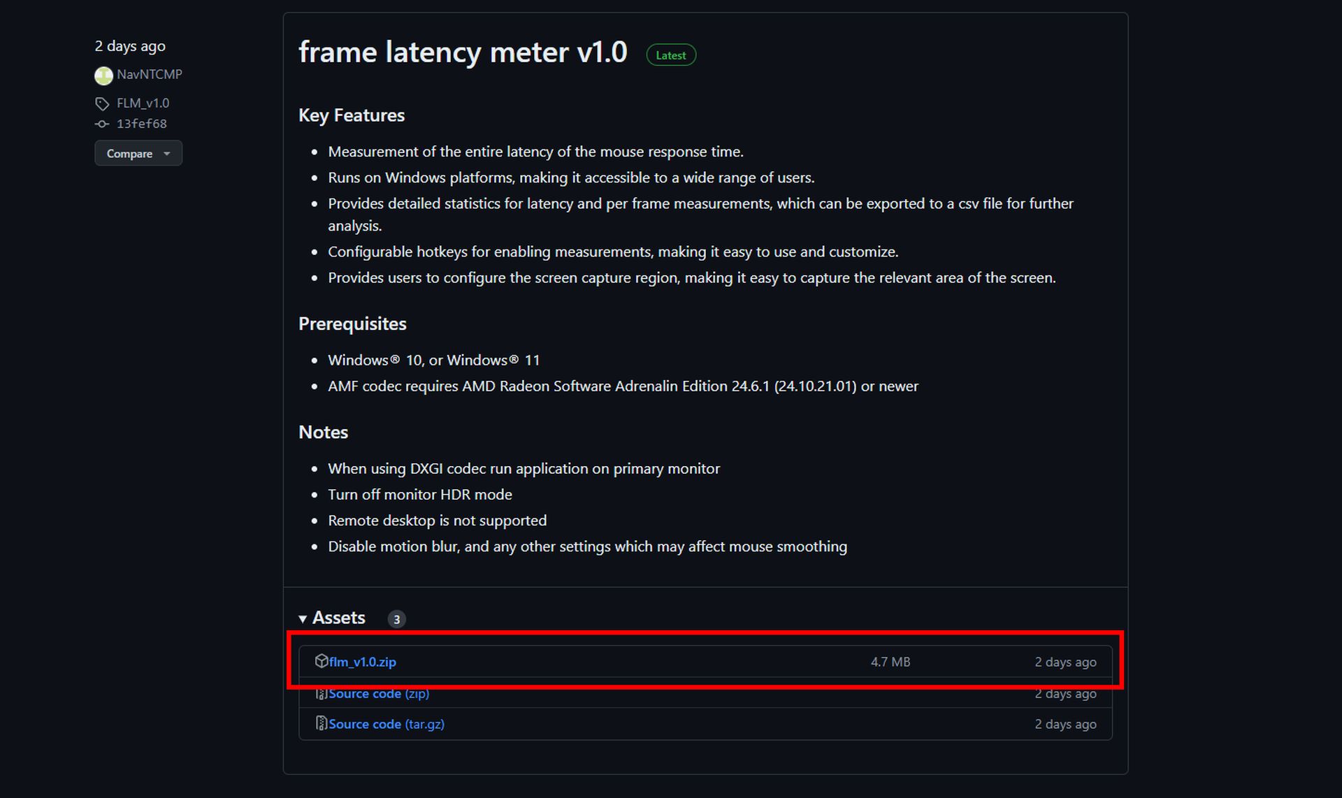 The AMD Frame Latency Meter measuring gaming performance with precision